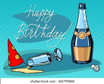 Happy Birthday Champagne Party