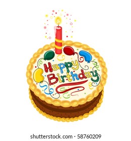 10,956 Happy Birthday Vector Brown Color Images, Stock Photos & Vectors 