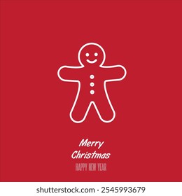 Happy birthday and christmas cookie icon vector design