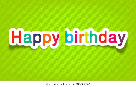 happy birthday clipart