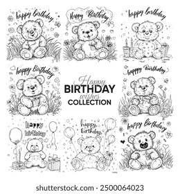 happy birthday collection for card