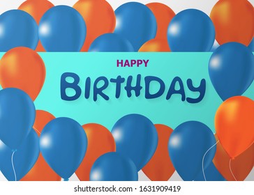 Happy birthday concept design vector