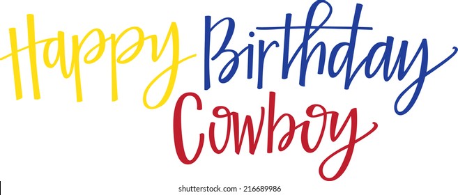 Happy Birthday Cowboy