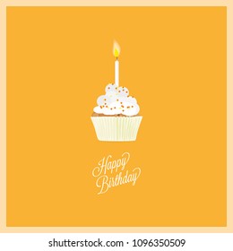 Happy Birthday cupcake