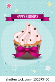 Happy Birthday cupcake