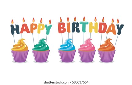 Happy Birthday Cupcake