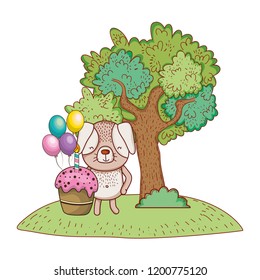 Happy birthday cute animal