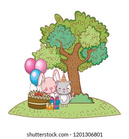 Happy birthday cute animal