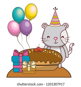 Happy birthday cute animal