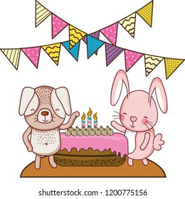 Happy birthday cute animals