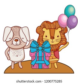 Happy birthday cute animals