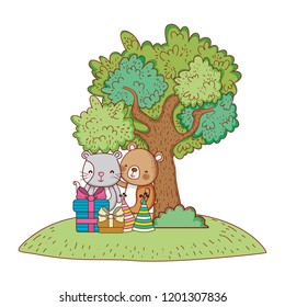 Happy birthday cute animals