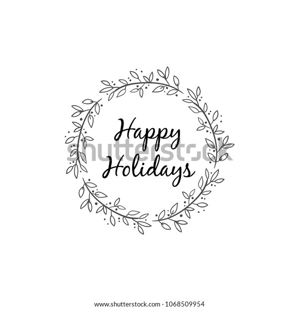 Happy birthday decorative vector\
vintage illustration on floral burst background. Handwritten Happy\
Holidays text vector vintage for holidays poster,\
cars
