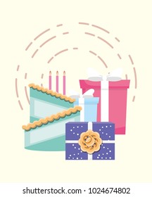 Happy birthday design 