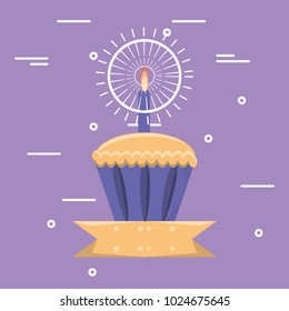 Happy birthday design 