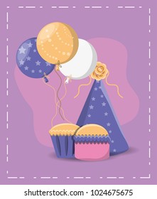 Happy birthday design 