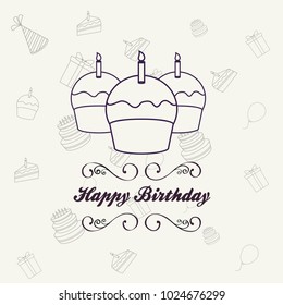 Happy birthday design