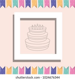 Happy birthday design 