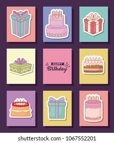Happy birthday design