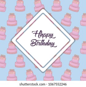 Happy birthday design
