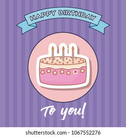 Happy birthday design