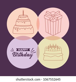 Happy birthday design