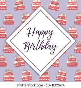 Happy birthday design
