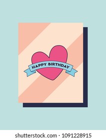 Happy birthday design