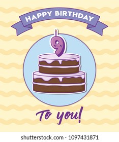 Happy birthday design