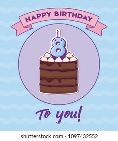 Happy birthday design