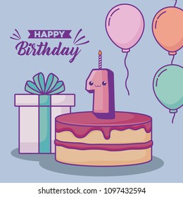 Happy birthday design