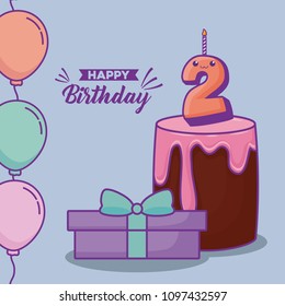 Happy birthday design