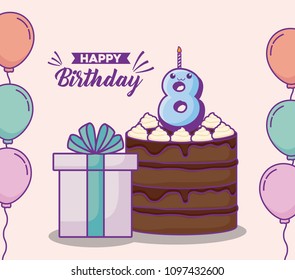 Happy birthday design