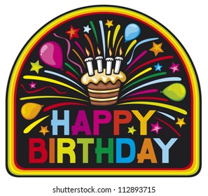 Diseño de feliz cumpleaños 