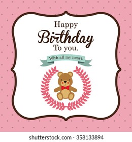 happy birthday design 