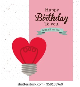 happy birthday design 