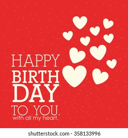 happy birthday design 