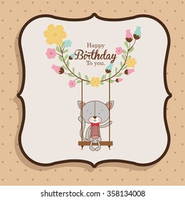 happy birthday design 