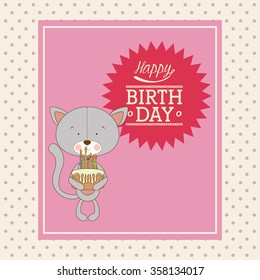 happy birthday design 