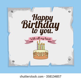 happy birthday design 