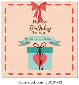 happy birthday design 