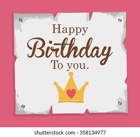 happy birthday design 
