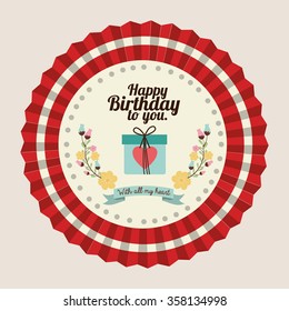 happy birthday design 