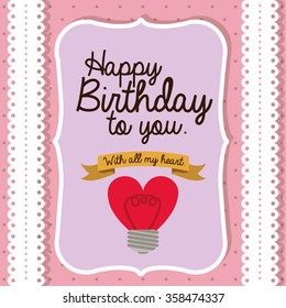 happy birthday design 