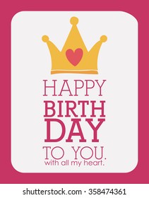 happy birthday design 