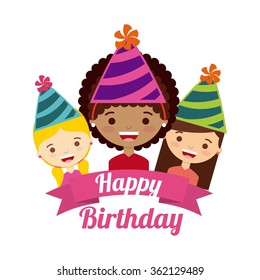 happy birthday design 