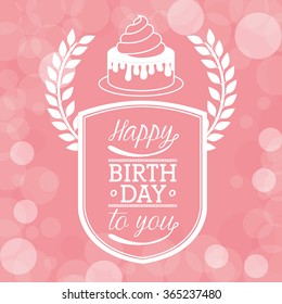 happy birthday design 