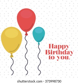 happy birthday design 