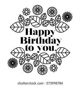 happy birthday design 
