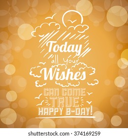 happy birthday design 